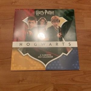 Harry Potter Hogwarts Collectible Wall Calendar 12-Month 2021